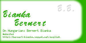 bianka bernert business card